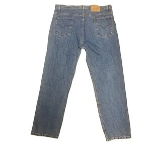 Levi's 505 Regular Straight Fit Denim Jeans Men"s 42 x 30